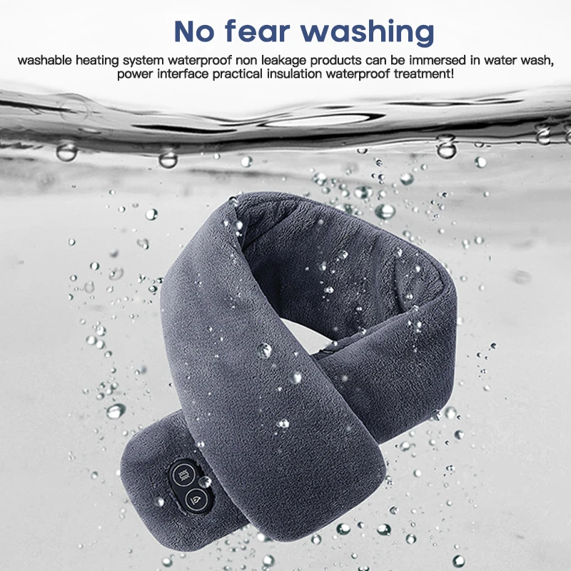 

2020 New Electric Scarf Women Massage Constant Temperature Warm Foulard Smart Couple Scarf Men Shawl Neckerchief Multip