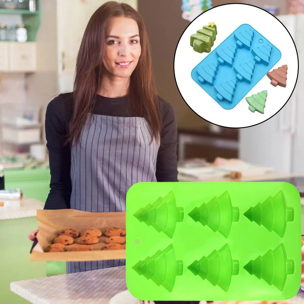 Рождественская елка силиконовые формы помадка ремесло торт конфеты