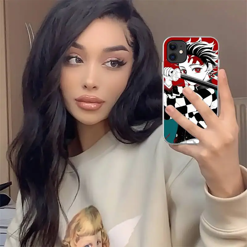 

Anime Demon Slayer Kimetsu no Yaiba Phone Case For iphone 12 mini 5 5s 5c se 6 6s 7 8 plus x xs xr 11 pro max