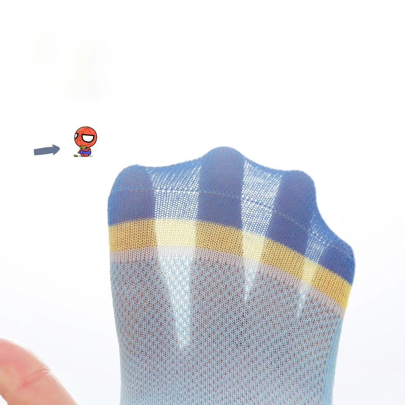 

5 Pairs Of Children's Socks Comfortable And Breathable Boys And Girl Socks Mesh Spring And Summer Thin Section Cotton Baby Sock