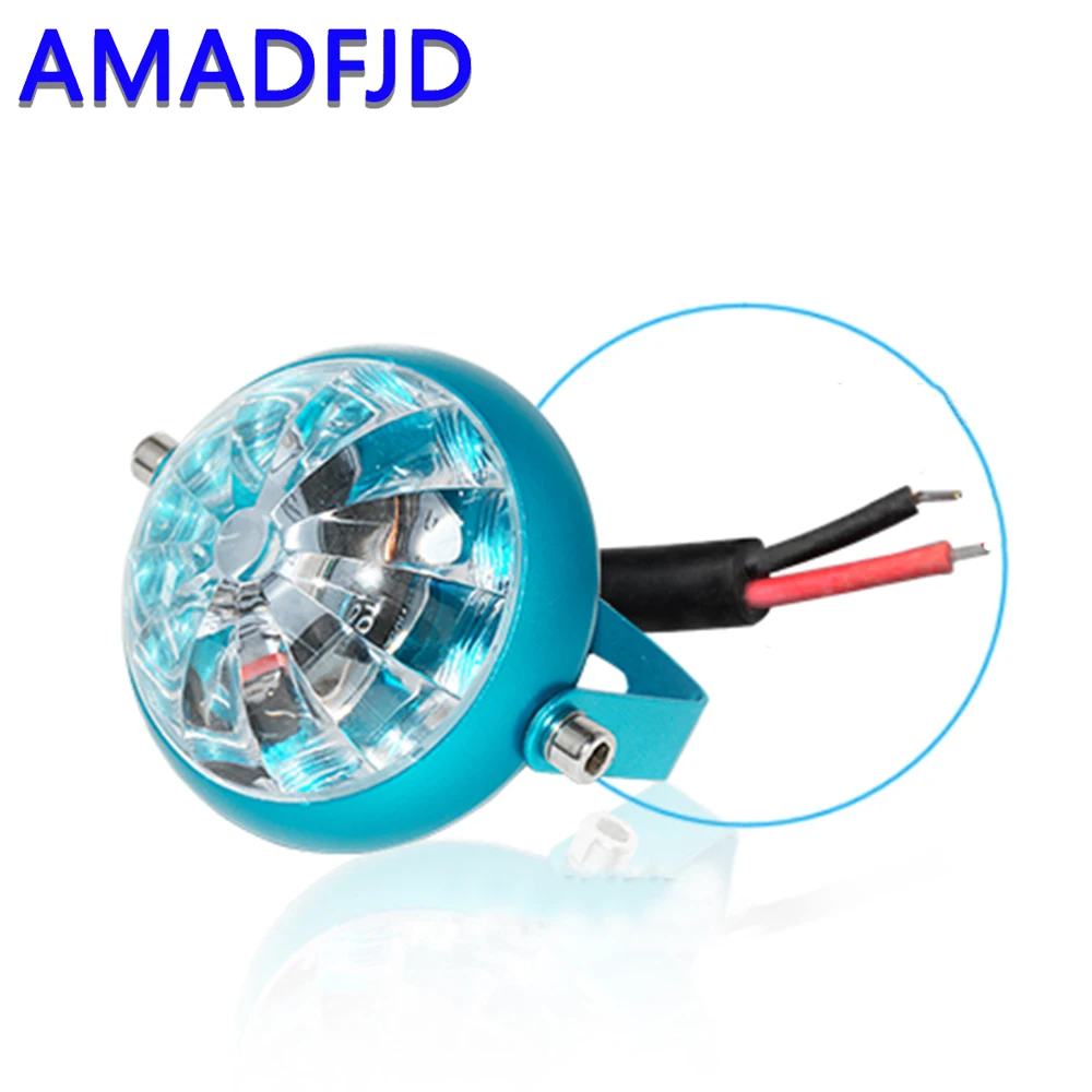 AMADFJD декоративная фара для мотоцикла 12 В стоп-сигнал предупреждающий фонарь