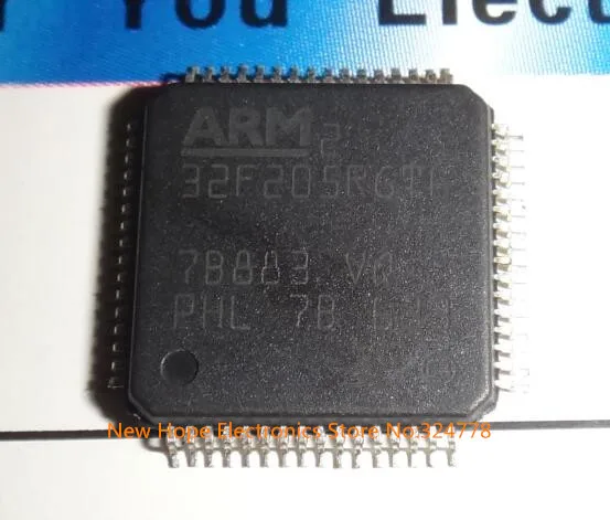 Микроконтроллер STM32F205RGT6 32F205RGT6 LQFP64|Хранилища для электроники| |