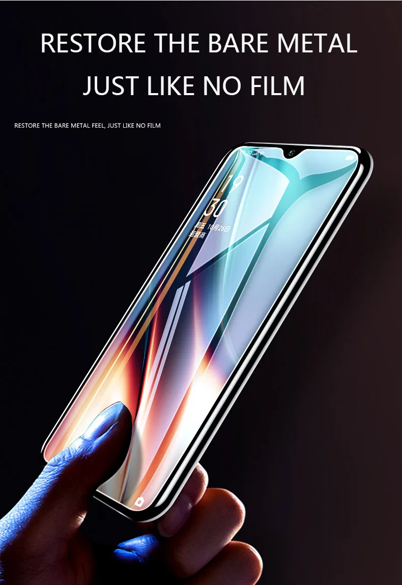 

4Pcs Full Cover Tempered Glass for OPPO Reno 3 2 Z Ace 10 x zoom Screen Protector for Realme X Lite X2 X50 Pro Protective Glass