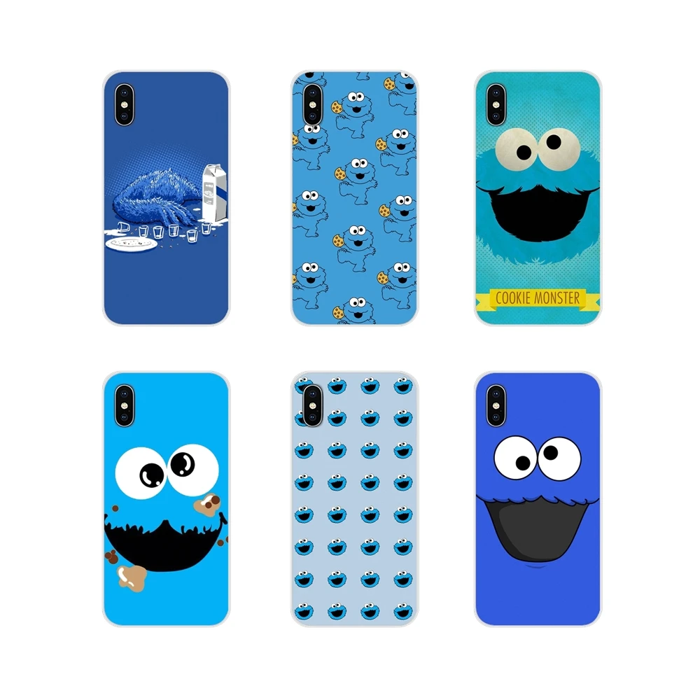 Забавные мультяшные печенья Монстры ТПУ прозрачные чехлы для Xiaomi Mi4 Mi5 Mi5S Mi6 Mi A1 A2 5X