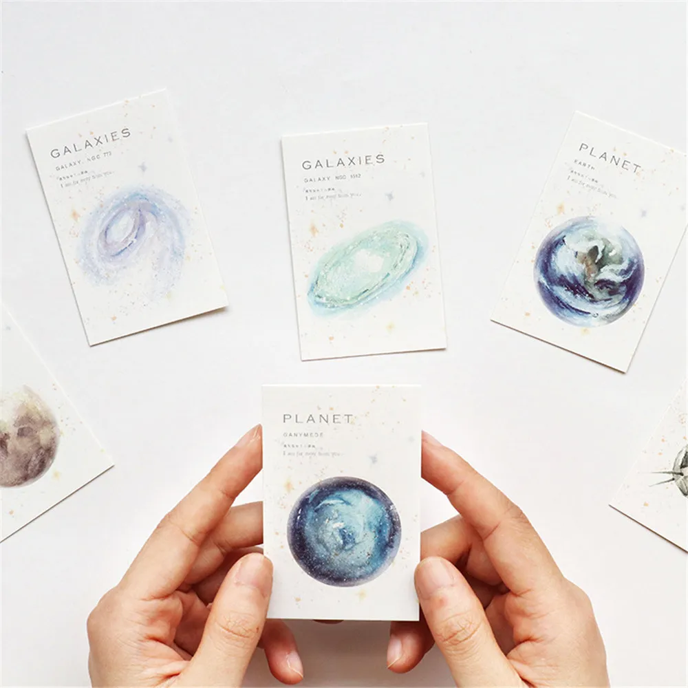 28pcs Cute Parallel Universe Letter Paper Greeting Cards Lomo Mini Postcards Birthday Kawaii Stationery papeleria | Канцтовары для