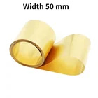 Тонкая латунная лента для украшений, ширина 50 мм, толщина 0,10,20,30,5 мм * 1 метррулон