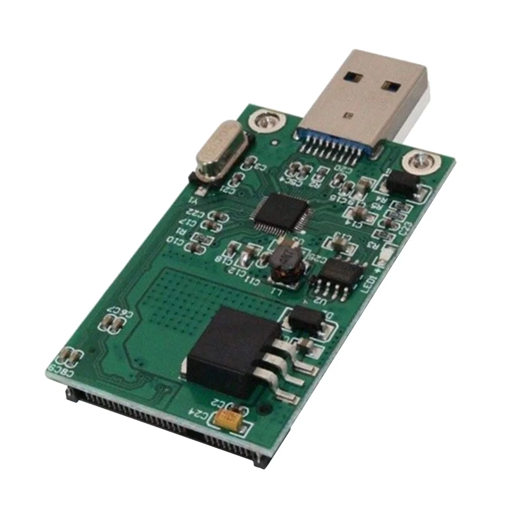 1pcs Mini PCI-e MSATA SSD To USB3.0 Converter For 1.8 &quot(standard Size) Drives | Компьютеры и офис