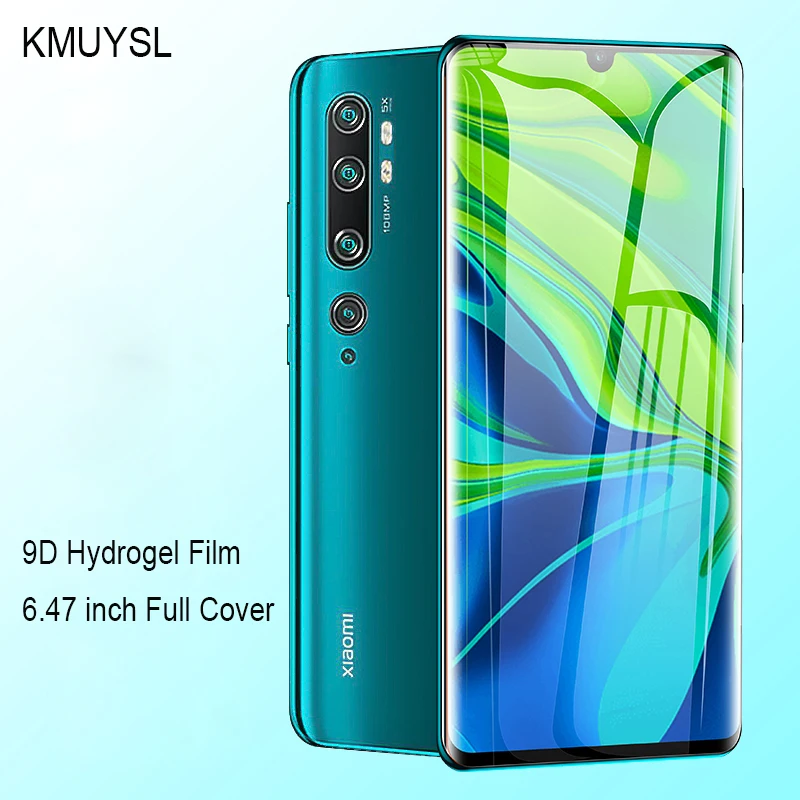 Изогнутая 9D пленка для Xiaomi Mi CC9 Pro защита экрана Note 10 6 47 Дюймов Полное покрытие
