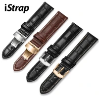 istrap watchbands genuine leather 12 24mm universal watch pin buckle band steel buckle strap wrist belt bracelet tool