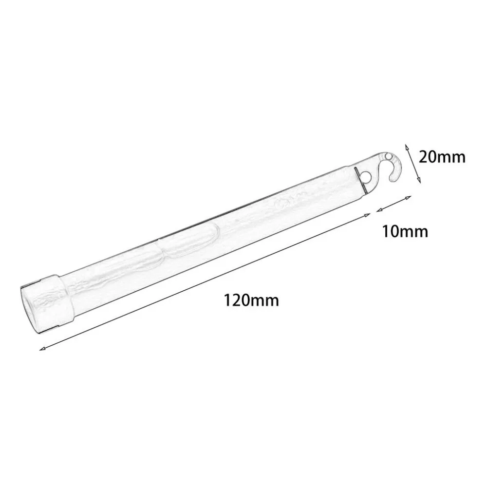 6-Inch Light Sticks LED Plastic Wands Rally Rave Cheer Batons Party Flashing Glow Stick With Hook For Camping | Дом и сад