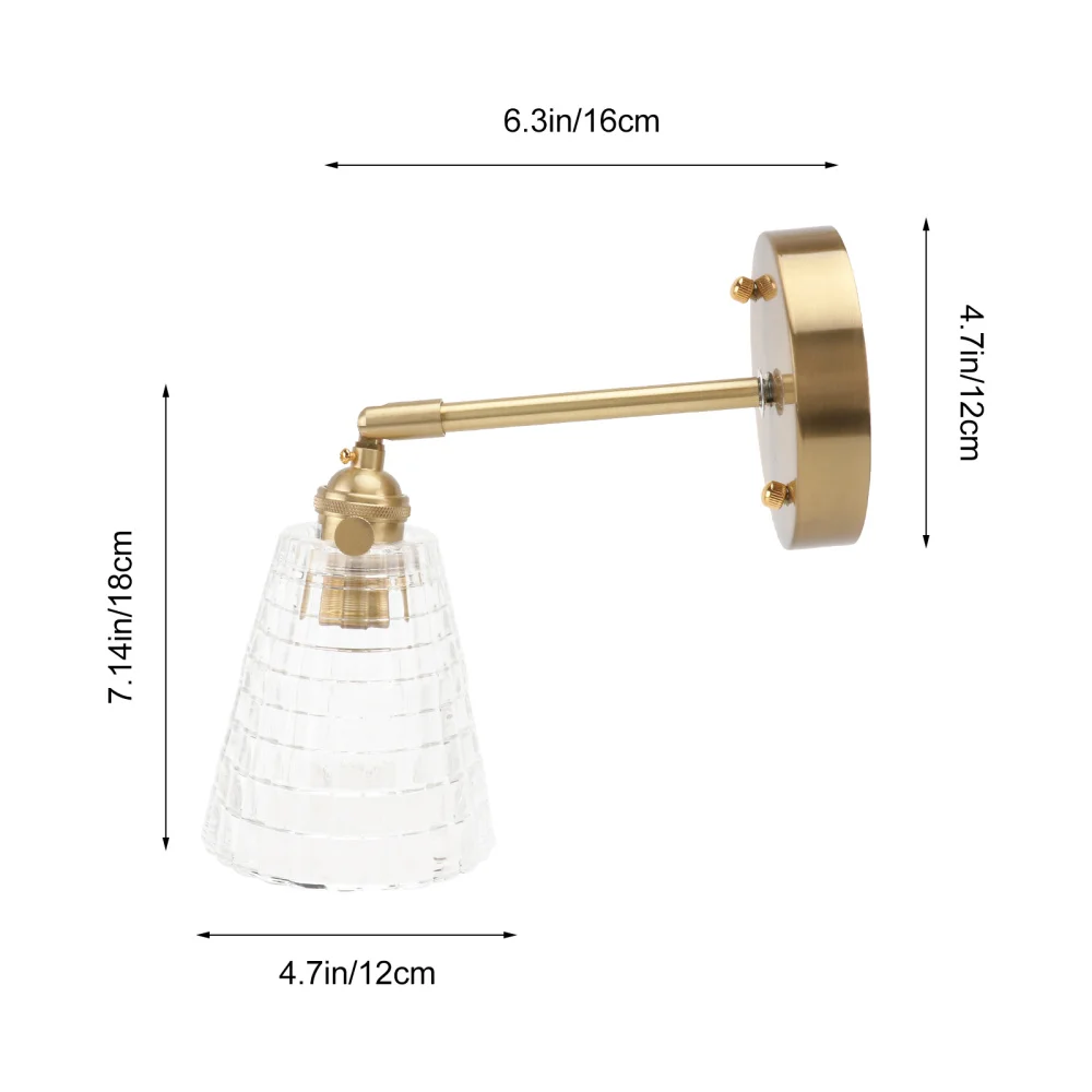 

1Pc Modern Nordic Wall Light Creative Bedroom Lamp Decorative Light White