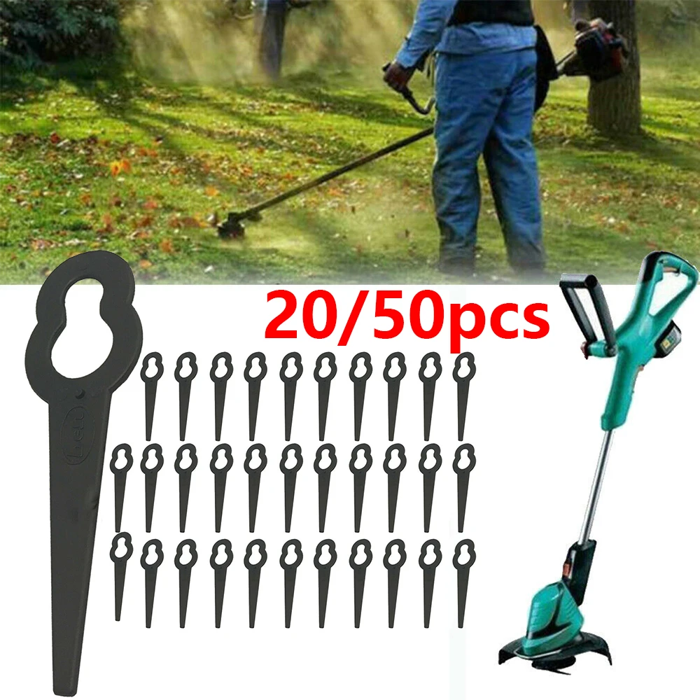 /20/50 шт Садоводство ручная газонокосилка работающая на Пластик лезвия для Qualcast