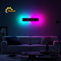 modern rgb led wall lamp bedroom living room decoration lamp wall light lighting dining room wall sconce light fixtures for home