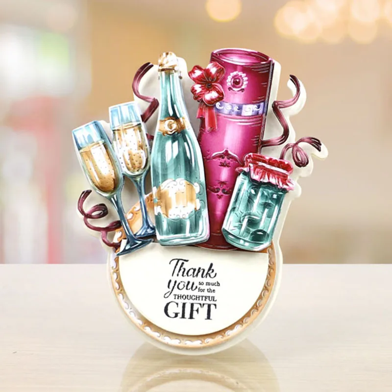 Металлические Вырубные штампы с блестящими пузырьками для скрапбукинга и