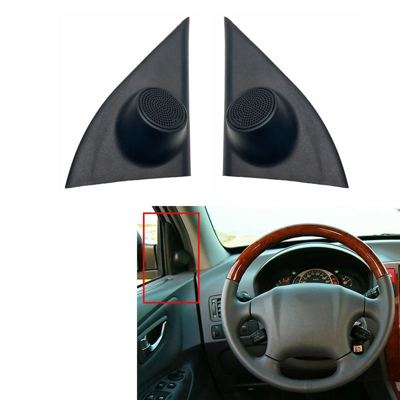 

New Triple-cornered Trumpet Mirror Door Head Tweeter Speaker Car Audio Trim Tweeter Speakers for Hyundai Tucson 04-13
