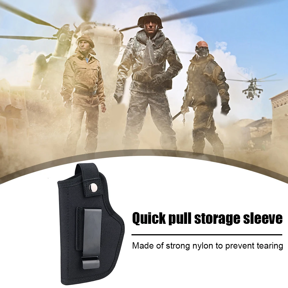 

Men Tactical Pistol Holster 800D Nylon Outdoor Hunting Tactical Left Right Hand Universal Combination Pistol Holster Tool