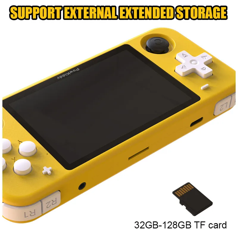 Игровая консоль RGB10 чип RK3326 4 3 дюймовый IPS HD экран 3d рокер ретро игра|Портативные