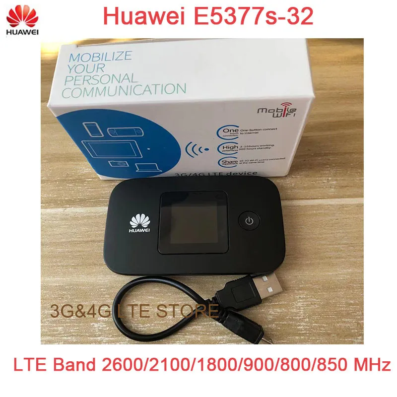 Разблокированный HUAWEI E5577 E5377 4G LTE Cat4 Wi Fi роутер с поддержкой для мобильных