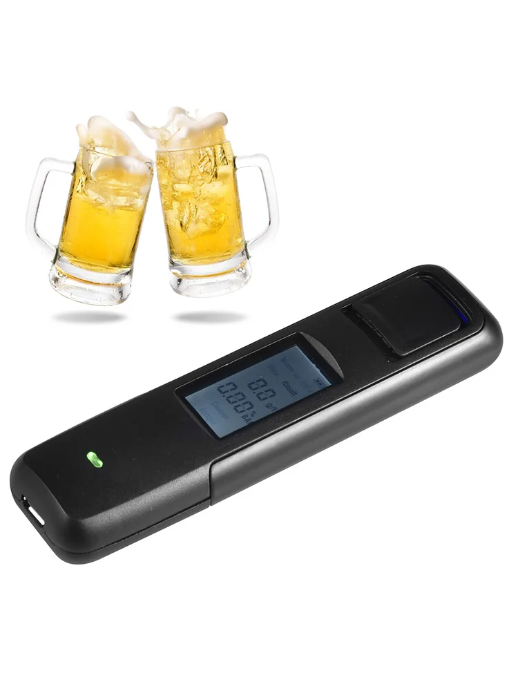 

AT05 Personal Alcohol Tester Digital Alcohol Detector Breathalyzer Non-Contact