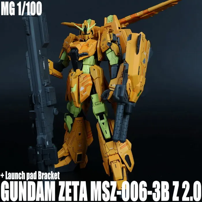 Экшн-фигурка DABAN 1/100 MG Gundam Zeta 2 0 MSZ-006-3B Z пластиковые модели Наборы игрушек +