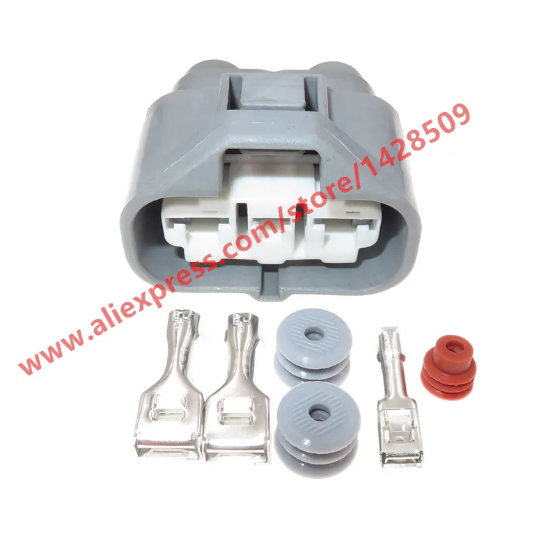 

20 Sets 3 Pin Inline-Hybrid Auto Waterproof Sealed Electric Cable Plug High Current Connector 6189-0588