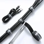 1 рулон протектор зарядного устройства черный провод намотка 1 м3 м5 м Многоцелевой USB кабель управление нейлон для iPhone мыши