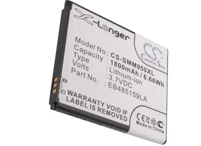 Cameron sino 1800 мАч батарея для SAMSUNG Галактическое эхо Galaxy Xcover 2 II GT-S7710 SPH-M950 SPH-M950DAAVMU |