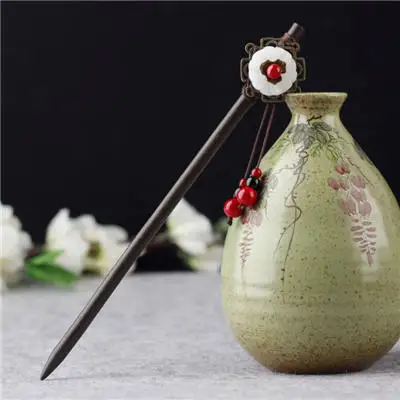 9 Hair Sticks Винтажные кисточки китайские деревянные счеты волосы палочки для волос ювелирные аксессуары для женщин Этнические Ручной работы шпилька для волос украшения - Metal color: 9 Hair Sticks