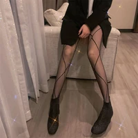 womens sexy summer nylon tights cross rhombus stocking gothic hosiery seamless fishnet mesh anime black cosplay costumes