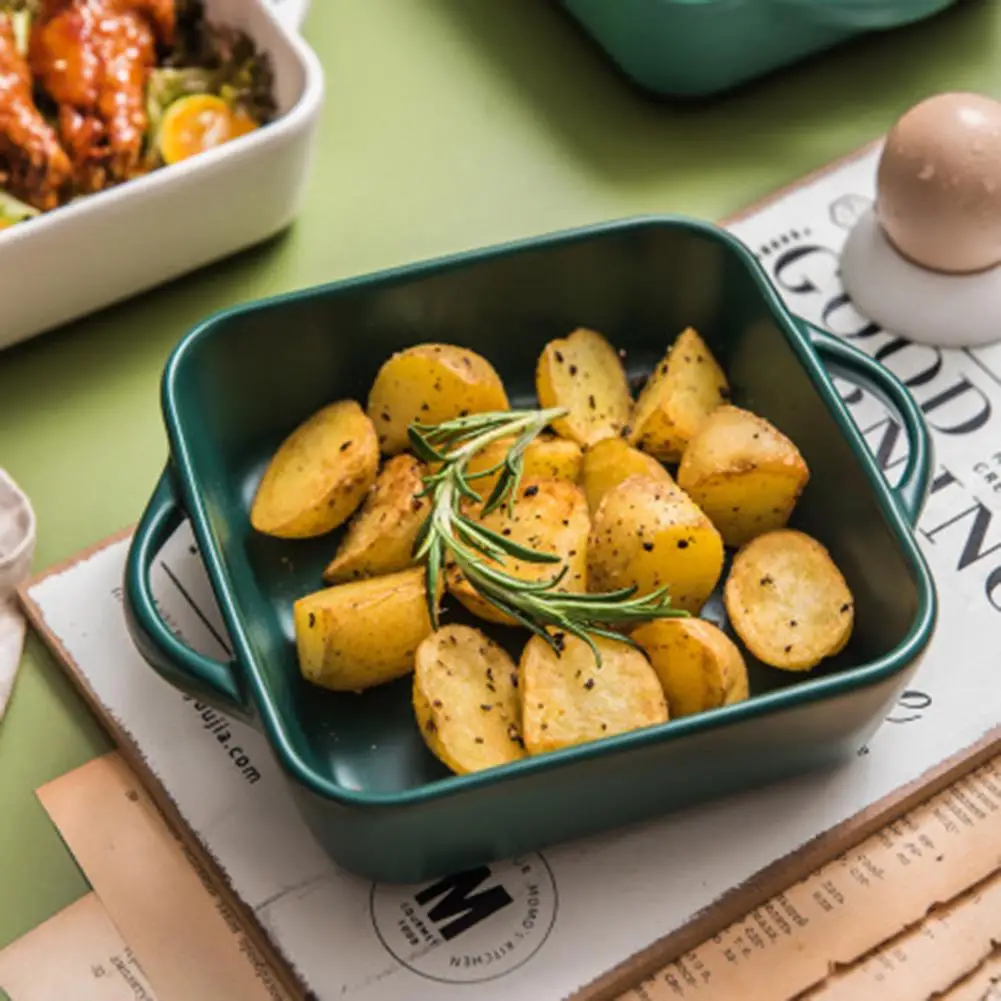 700 мл форма для выпечки с двойной ручкой керамическая посуда суфле тарелка