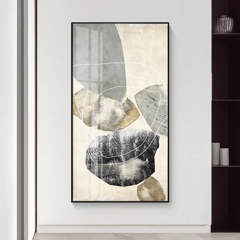 

Abstract Marble Canvas Print Paintings black line stone Poster Nordic Wall Art Pictures on Canvas Living Room Office Home Decor