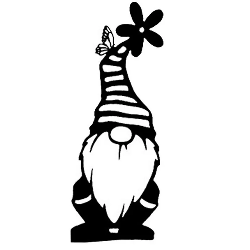 

Steel Branch Gnomes Acrylic Standing Silhouette for Garden Decoration Cute Standing Animal Silhouette For Home Party Easter