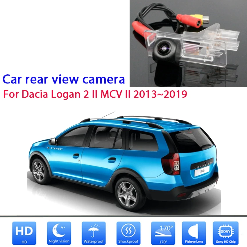 Автомобильная камера для Dacia Logan 2 II MCV 2013 2014 2015 2016 2017 2018 2019 Full HD CCD ночное видение