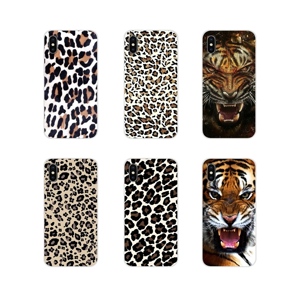 Силиконовые чехлы Модные с тигровым леопардовым принтом пантера для Xiao mi 4 5 5S 6 A1 A2