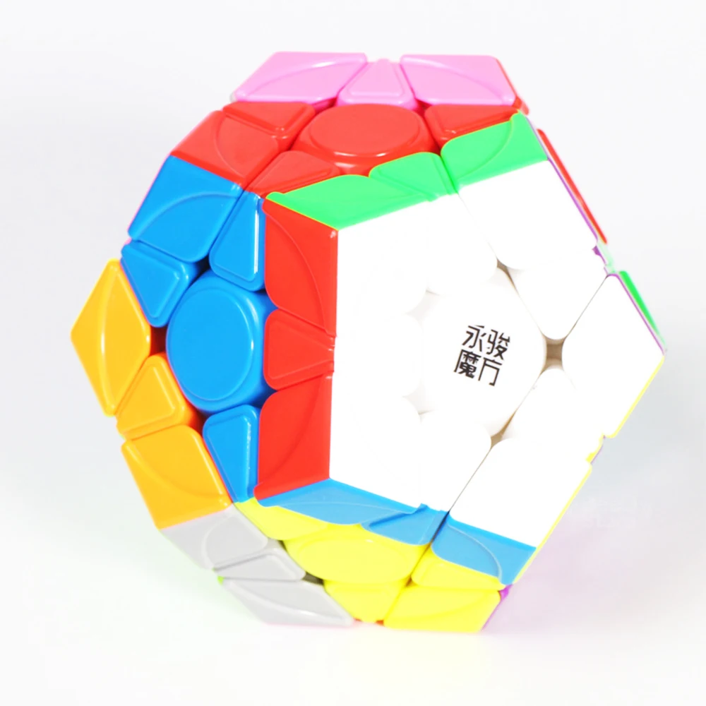 Yongjun Yuhu v2 M Магнитный Megaminxed Magent Mega Cube 3x3 магический скоростной куб 3x3x3 без наклеек YJ