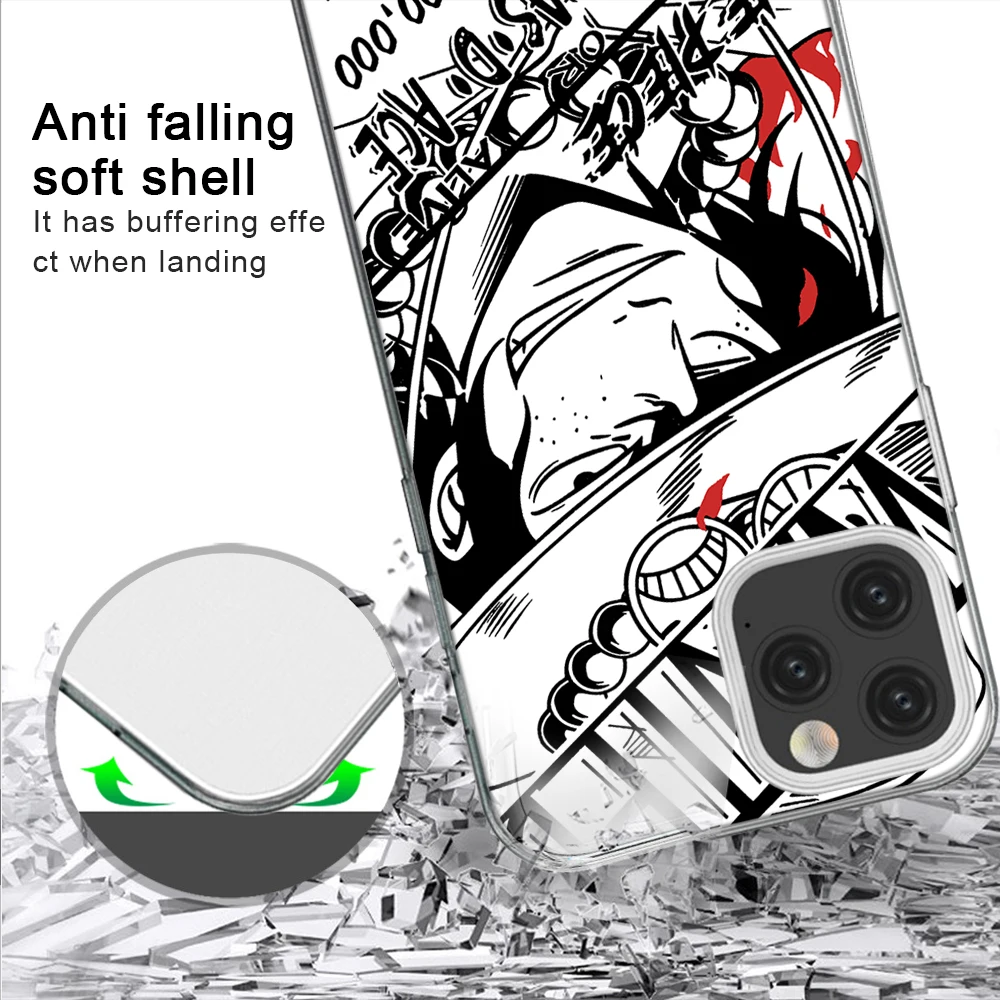 

Cute Cartoon One Piece Funda Case for IPhone 12 Pro Case for IPhone 12 11 Pro XR XS Max Mini 7 X 8 6 6S Plus 5S SE 2020 Silicone