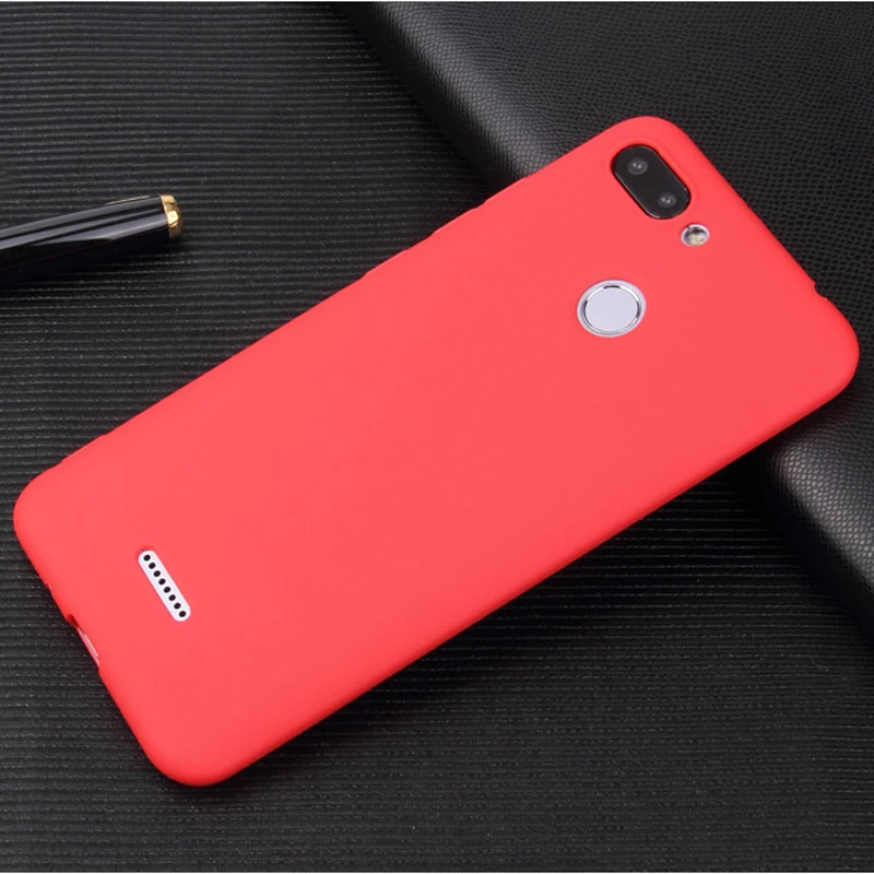 Матовый однотонный красочный чехол для Xiaomi Redmi 4A 4X 5A Mi 5X A1 Y1 Note 4 5 Pro Plus карамельного