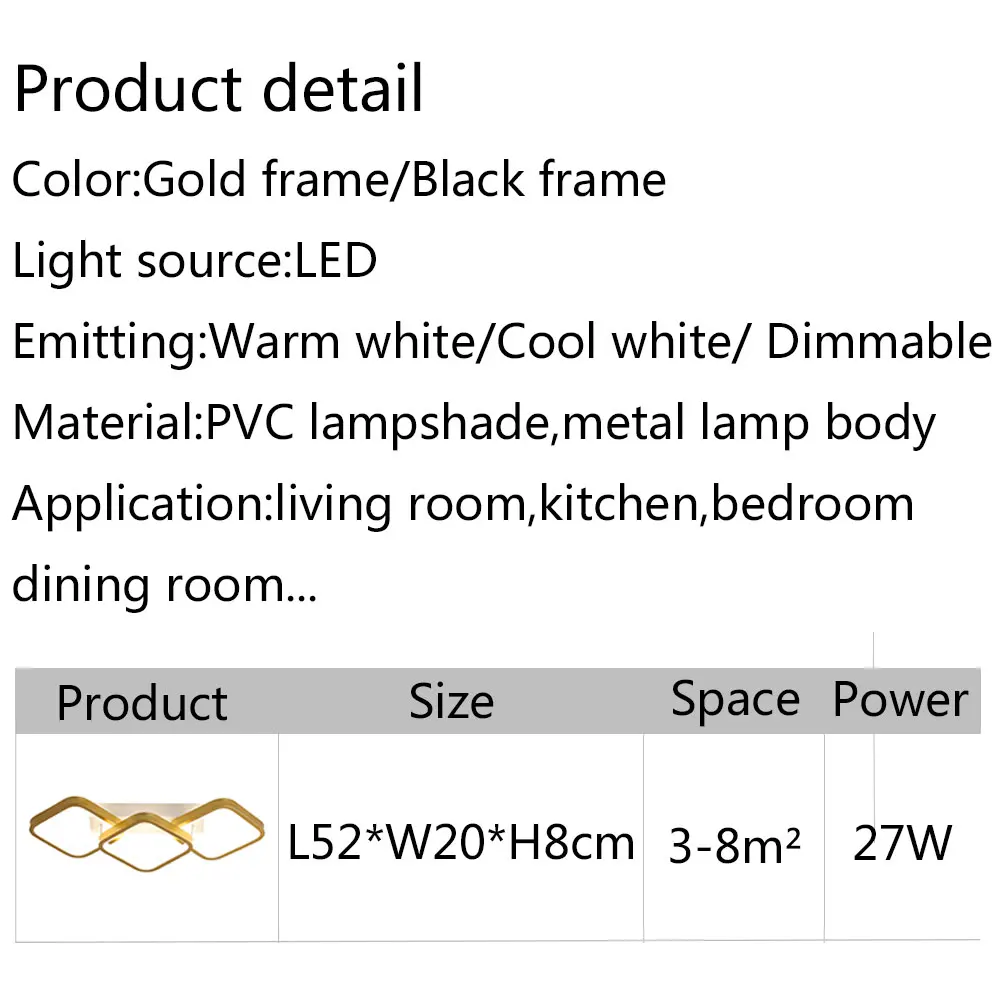 

Modern Led Chandelier 110V 220V Ceiling mount Chandelier Lighting for Living room Bedroom Dining room Aisle Lamp Corridor Lights