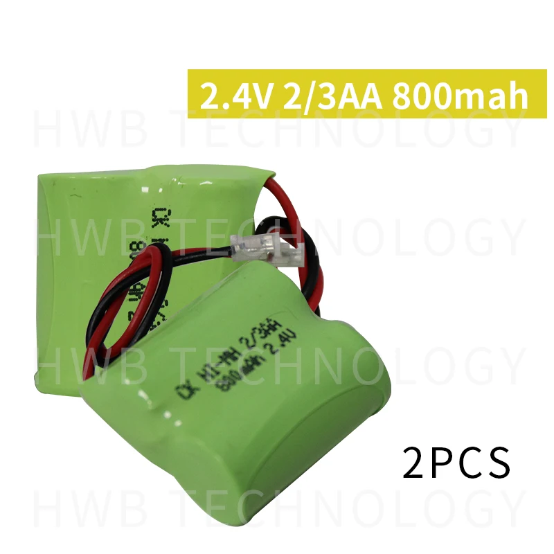 Оригинальный новый перезаряжаемый Ni-MH аккумулятор 2 шт./лот 2/3AA 4 в 800 мАч с