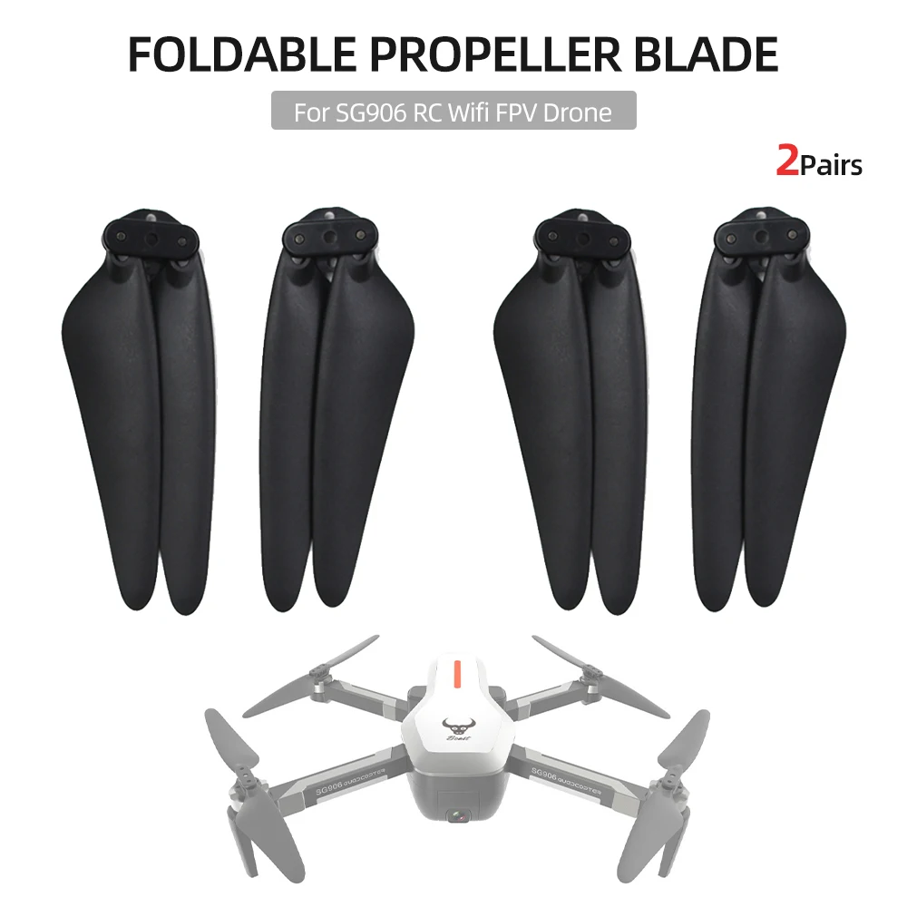 2 пары черный белый цвет SG906 лопасть пропеллера складной пропеллер реквизит для CSJ
