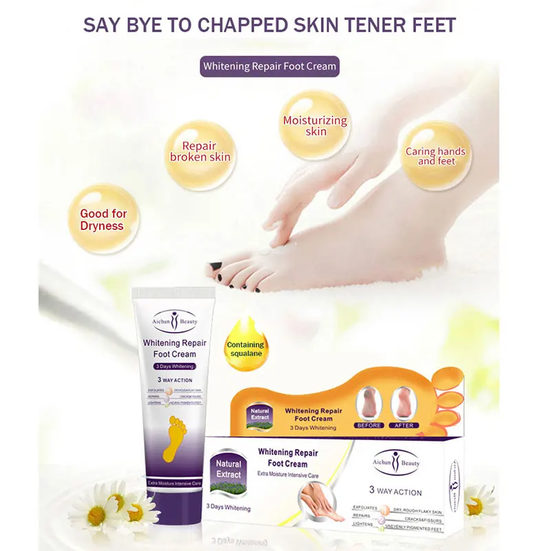 

Foot Cream Dead Skin Remover Repair Moisturizing Whitening Exfoliating Anti-dry Feet Cream Care Anti-chapping Foot Crack Cream