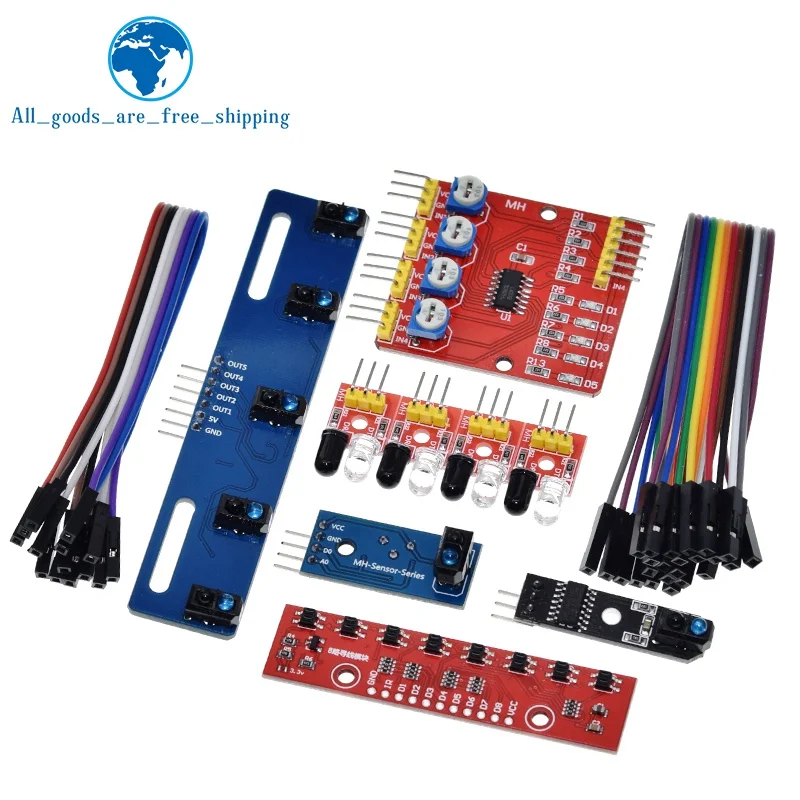 Инфракрасный Фотоэлектрический переключатель TCRT5000 1 4 5 8 каналов модуль полосы