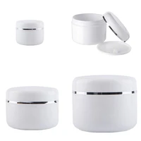30pcs empty cosmetic containers 20g 30g 50g 100g 250g refillable bottles travel face cream lotion plastic makeup jar pot