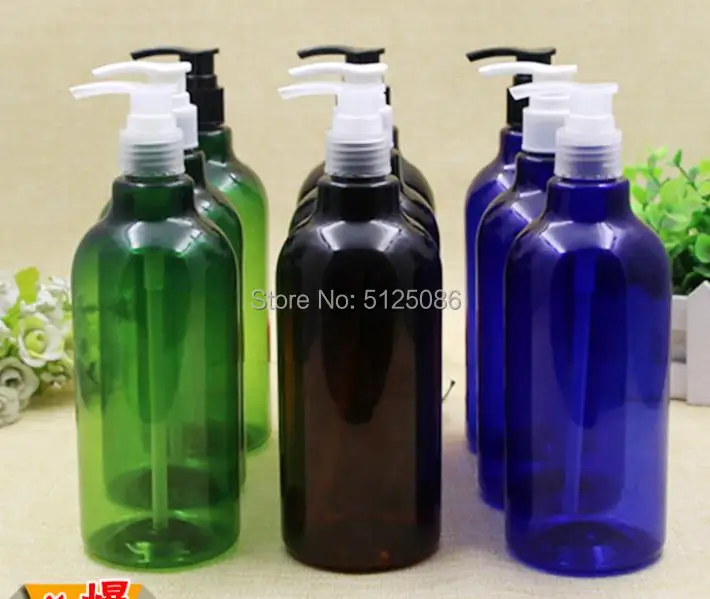 500 мл синий/прозрачный/зеленый большой размер шампунь-гель для душа бутылка