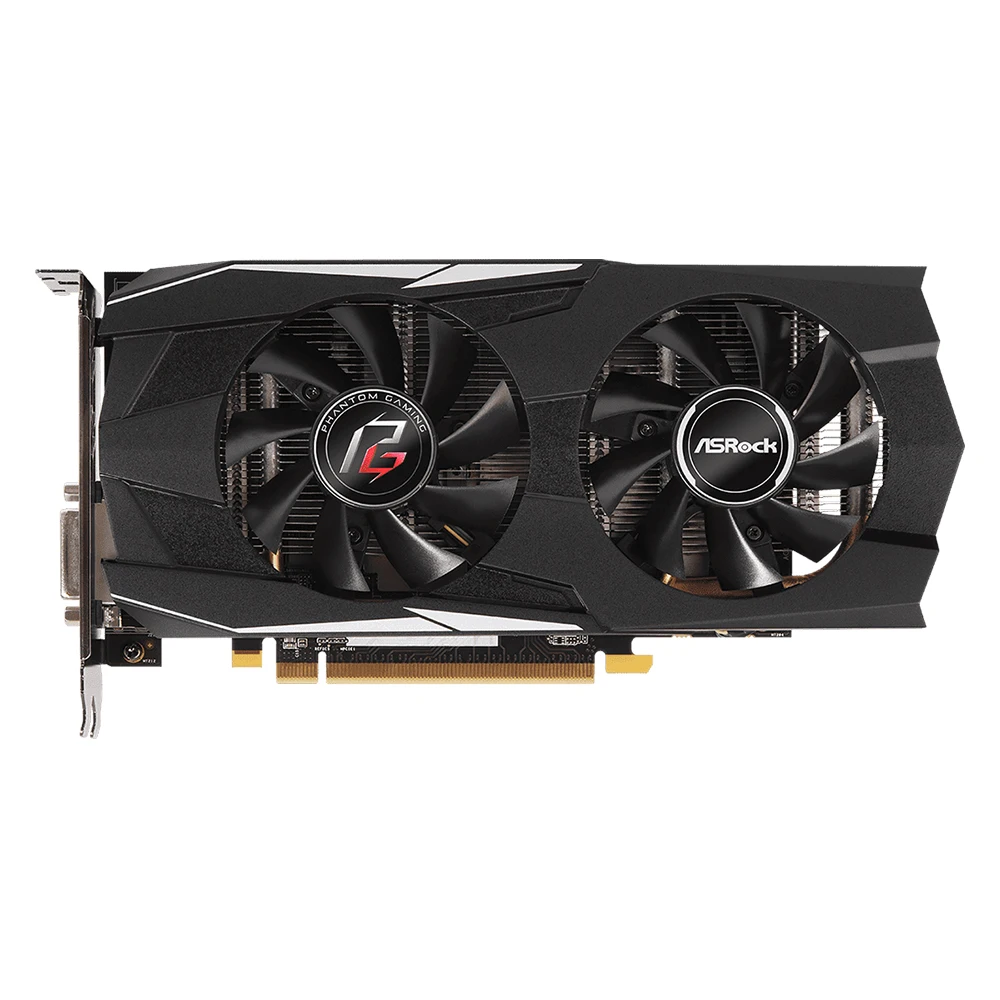 ASRock Radeon RX580 Phantom Gaming D 4 Гб OC GDDR5 RX 5500 XT 8 гб поддержка AMD RDNA компьютерная графика |
