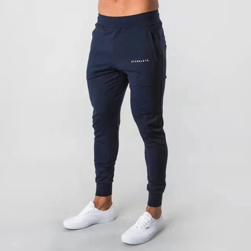 

2021 new wolf king cross-border sports casual men's trousers outdoor fitness training cotton little feet sweatpants