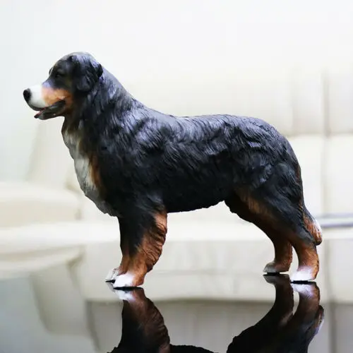 JJM Бернская горная собака модель тростника животное декоративная игрушка