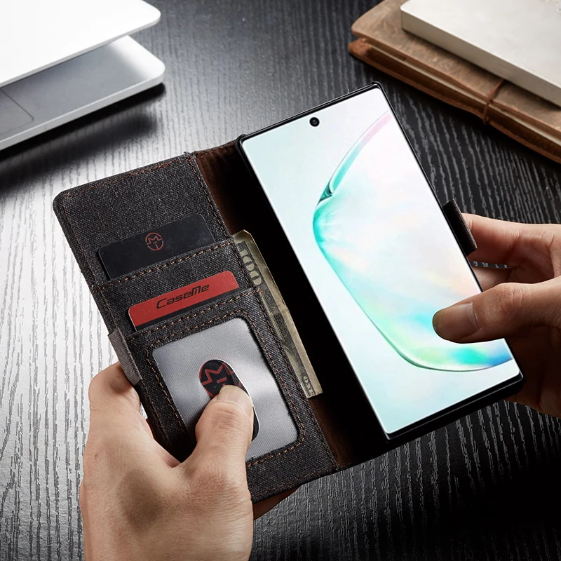 Чехол-книжка Me, Джинсовый чехол для samsung Galaxy S8, S9, S10 Plus, Note 10, 9, 8, чехол-кошелек с подставкой для samsung Galaxy Note10 Plus, S10E чехол
