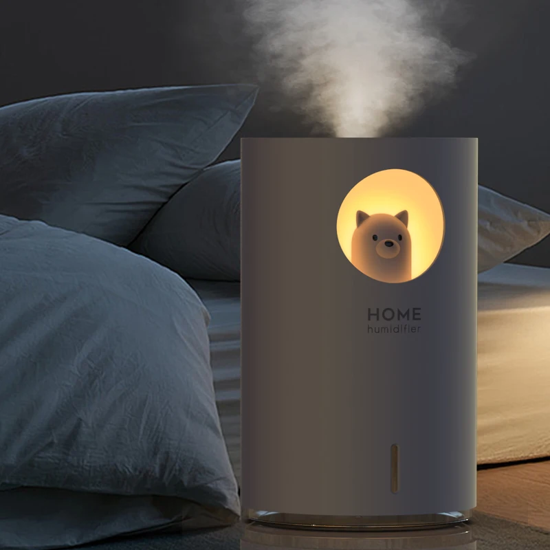 

700ML Air Humidifier USB Diffuser Aromatherapy Humidifier Cool Mist Maker Fogger For Home Office Car Air Freshener With Lights
