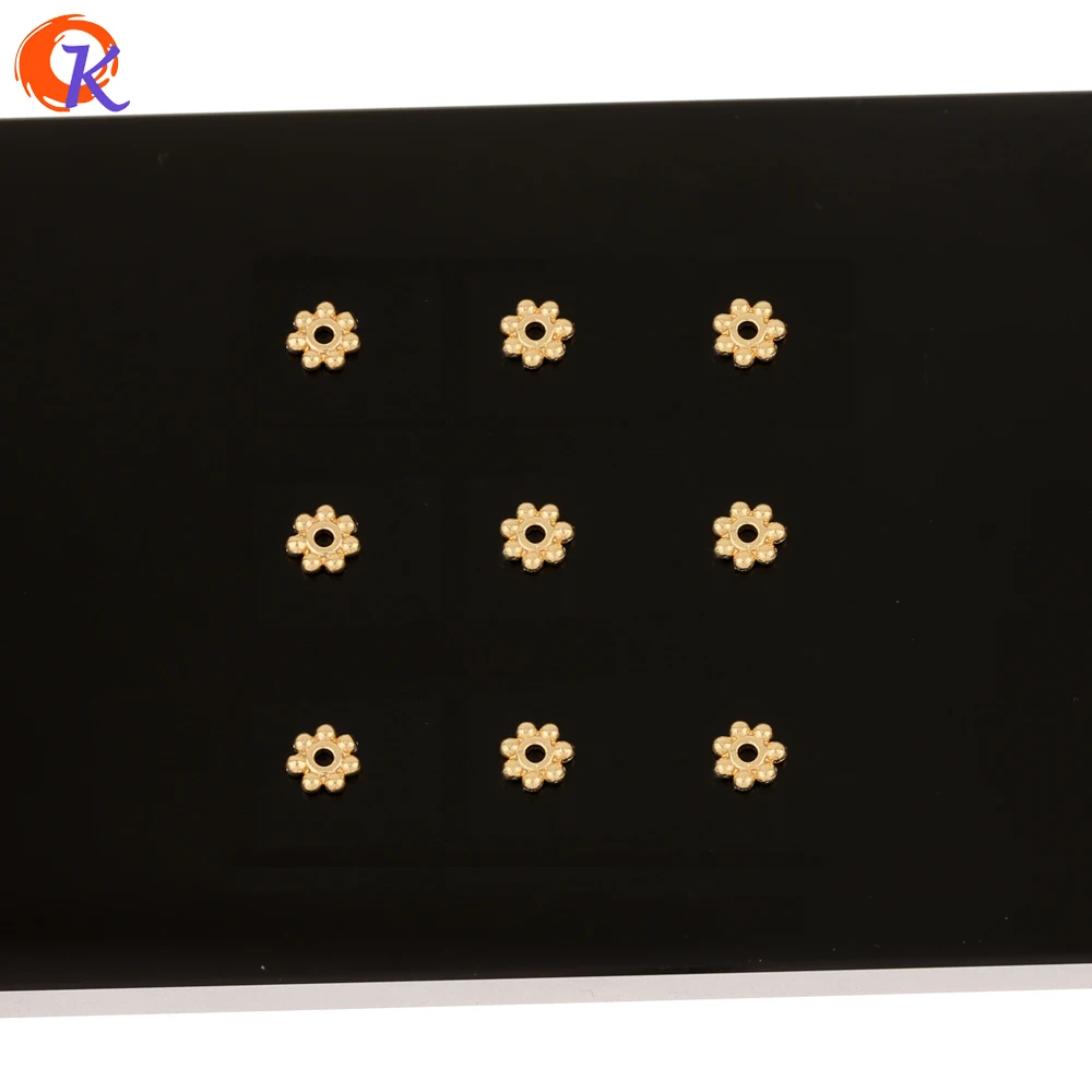 

Cordial Design 100Pcs 6*6MM Jewelry Accessories/Hand Made/Spacer Bead/Genuine Gold Plating/Copper/DIY/Jewelry Finding Components